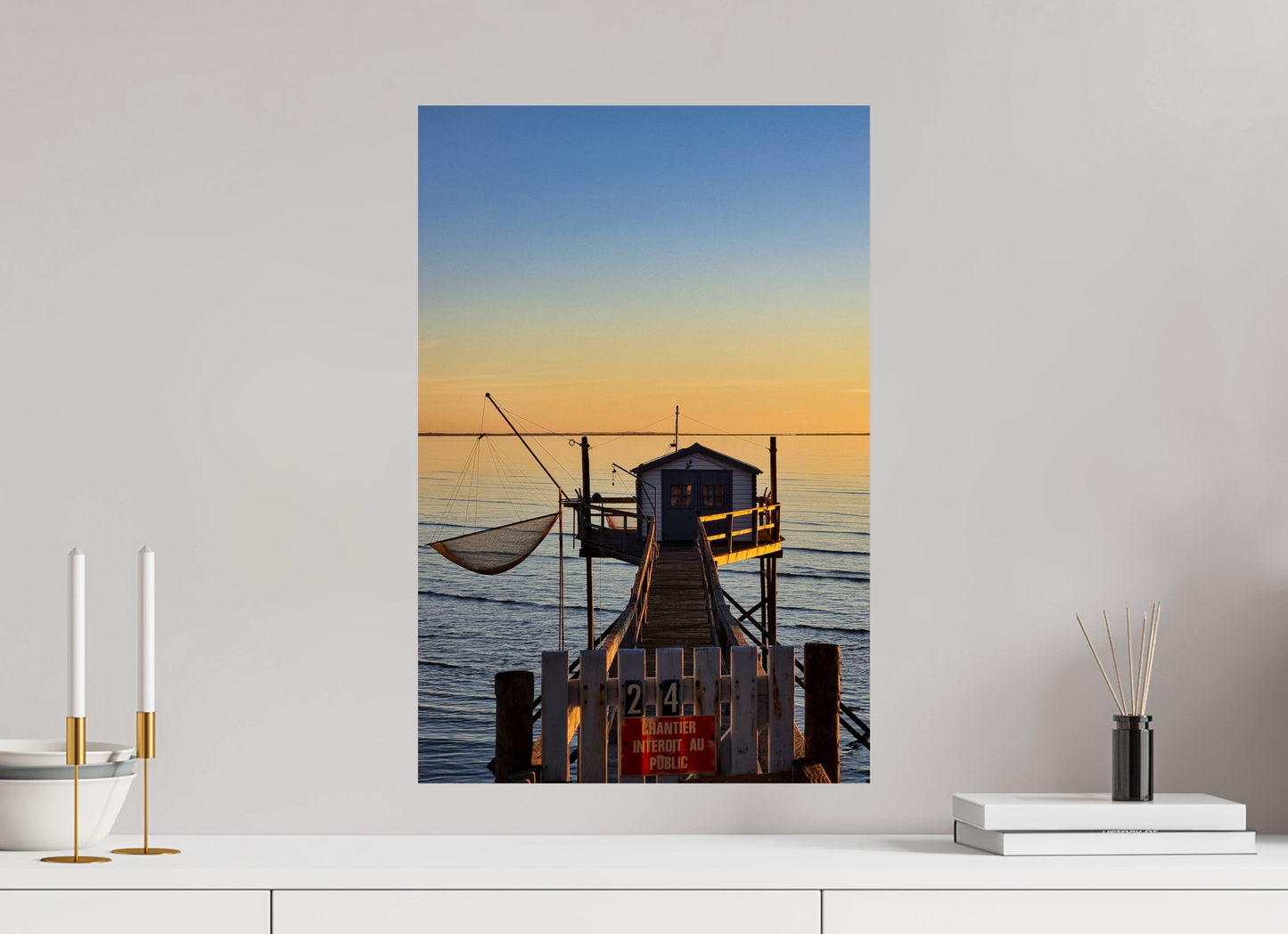 40 x 60 cm, Photo Print On Fuji Crystal DP II Cabanes de pêcheurs - Charente-Maritime, France