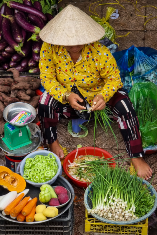 Main image Scène de marché au petit matin – Saïgon, Vietnam