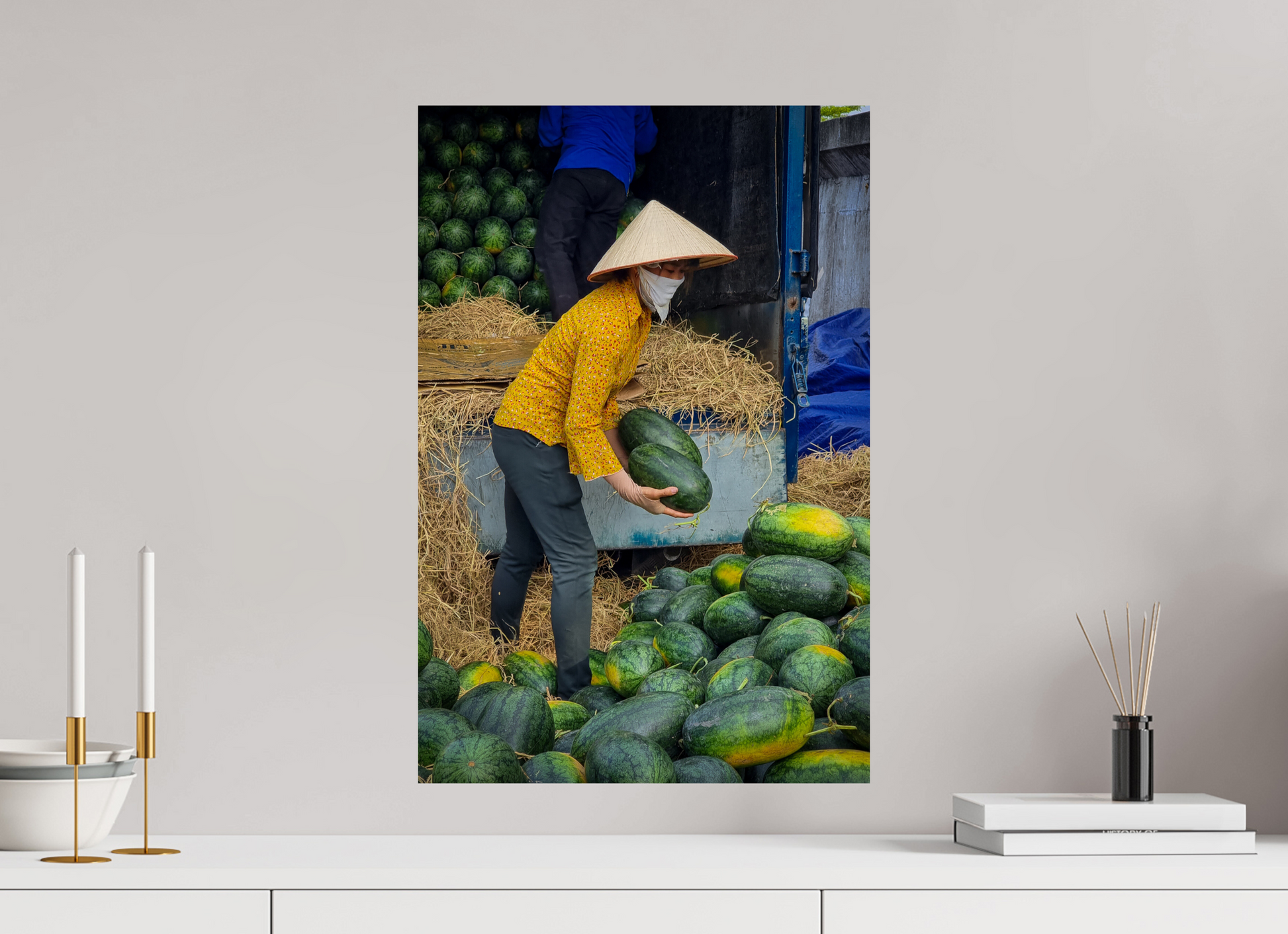 40 x 60 cm, Photo Print On Fuji Crystal DP II La force des femmes vietnamiennes - Hanoï, Vietnam