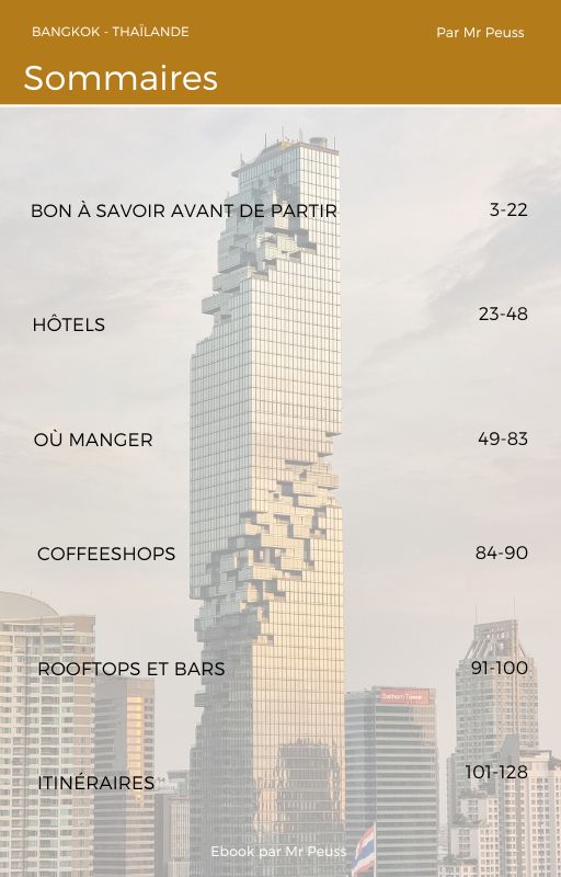 Ebook Bangkok en Thaïlande