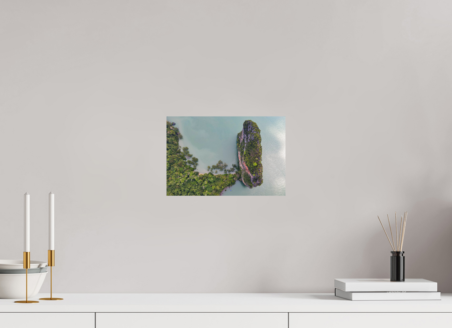 30 x 20 cm, Photo Print On Fuji Crystal DP II Le géant de pierre – Baie de Phang Nga, Thaïlande