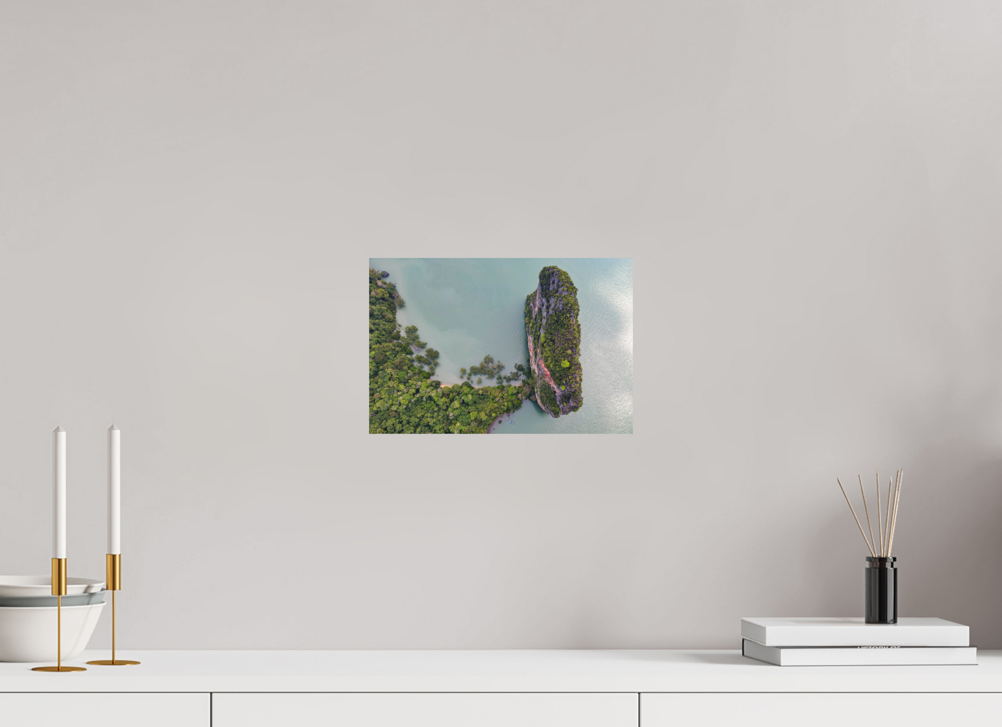 30 x 20 cm, Photo Print On Fuji Crystal DP II Le géant de pierre – Baie de Phang Nga, Thaïlande