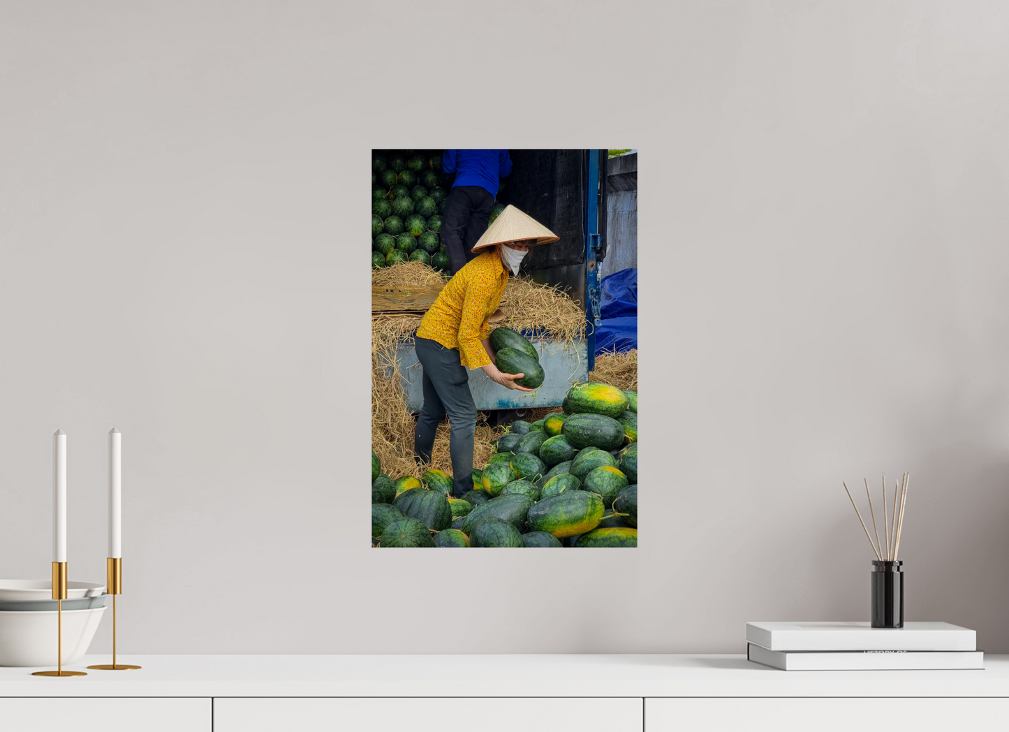 30 x 45 cm, Photo Print On Fuji Crystal DP II La force des femmes vietnamiennes - Hanoï, Vietnam